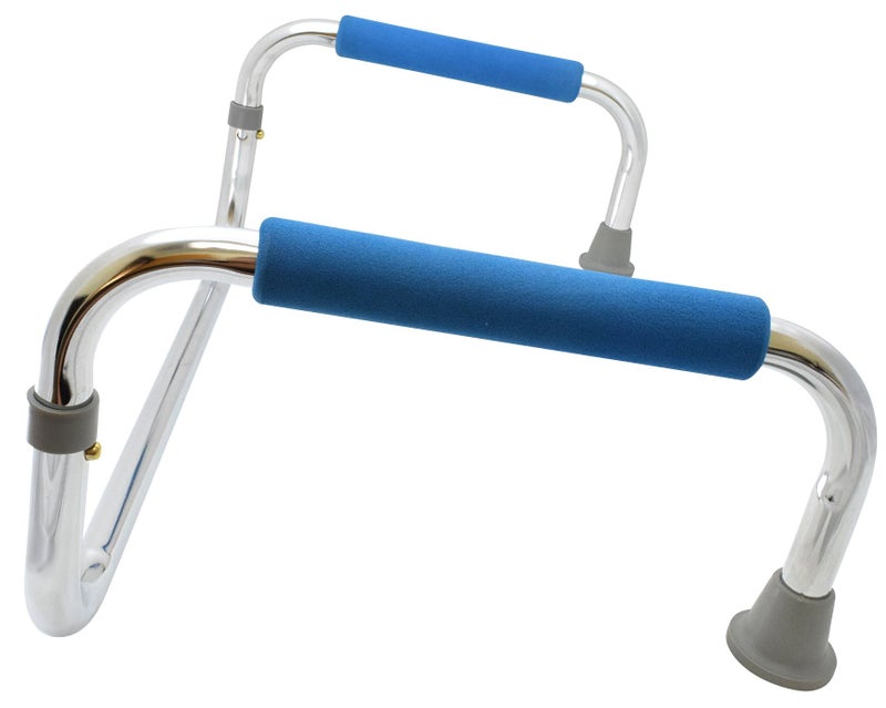 Secure Stand Assist Rail for Elderly with Padded Grab Bar Handles - Chair & Couch Lift Assist Standing Support for Disabled - Handicap Grab Bar Bed Cane Rail for Seniors - Portable Folding Design - Image 5